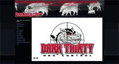 Desktop Screenshot of darkthirtyhogcontrol.com